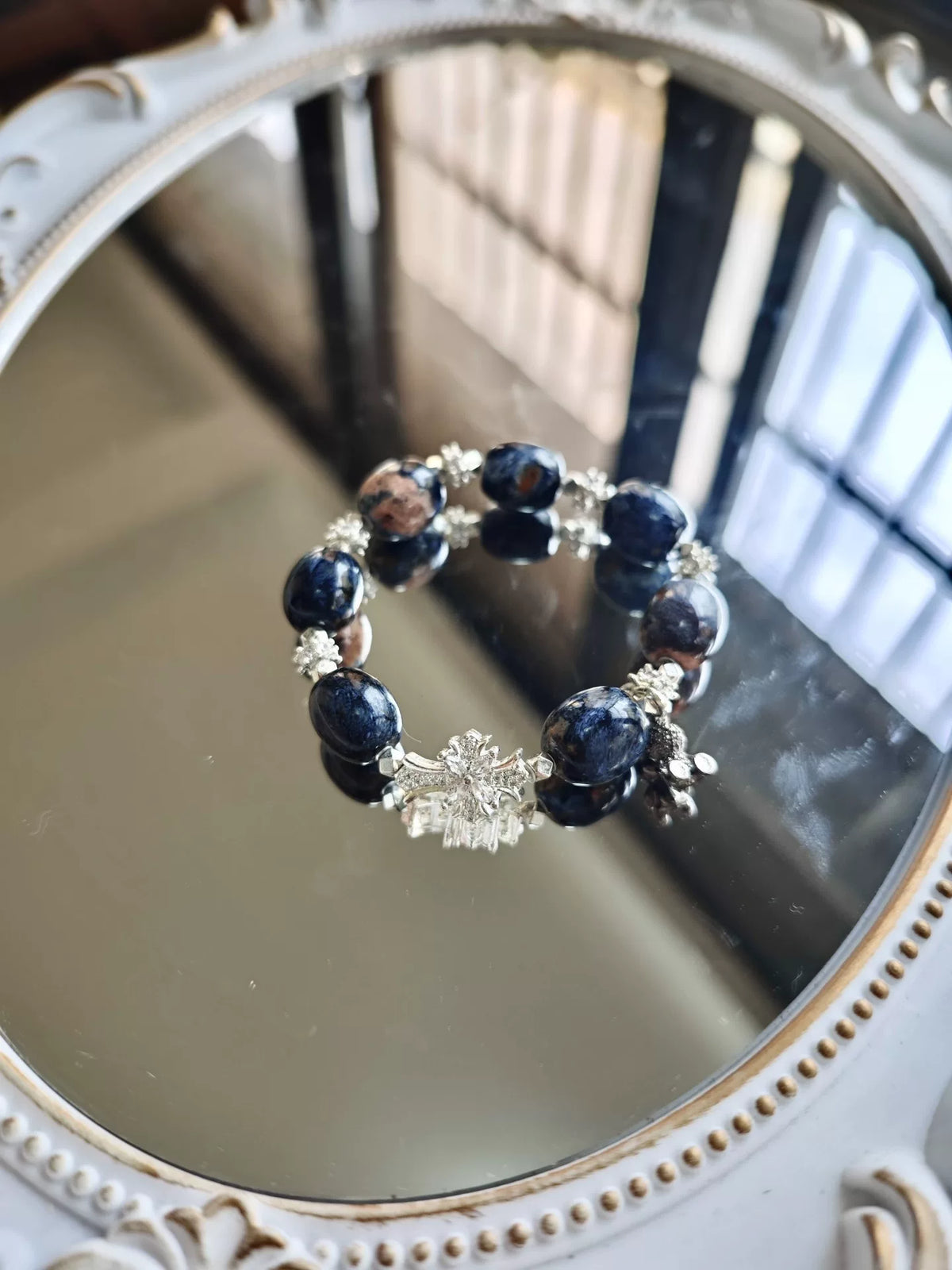 Pietersite Beaded Bracelet 11mm Barrel Beads