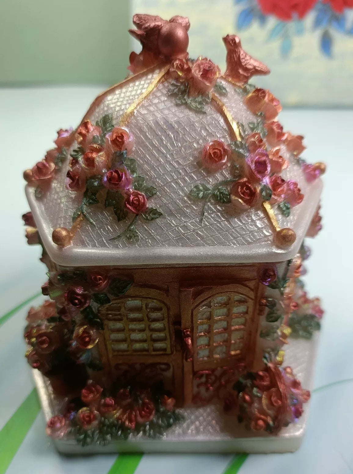 Caixa de Joias em Resina Cabana de Rosas
