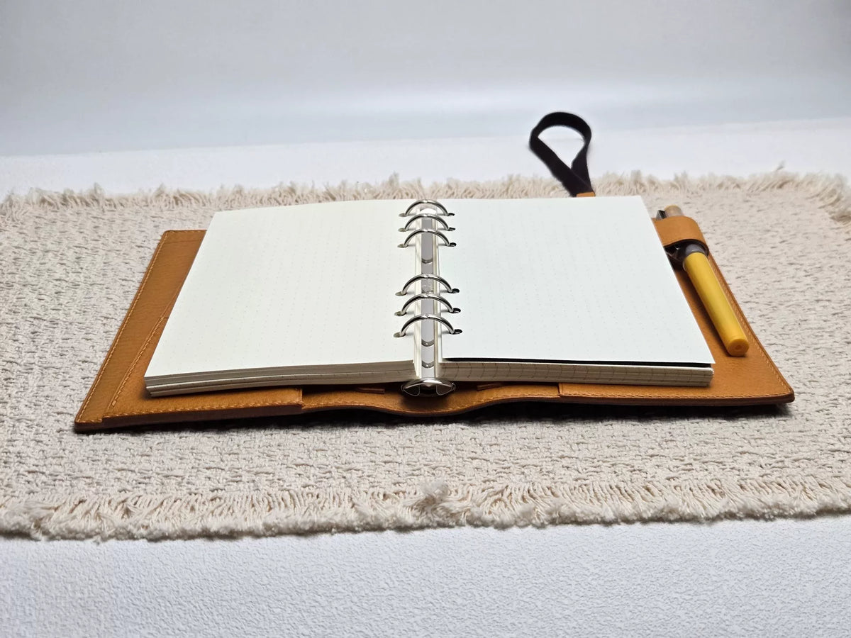 Vouwhoes Planner Ebony Leer 105mm