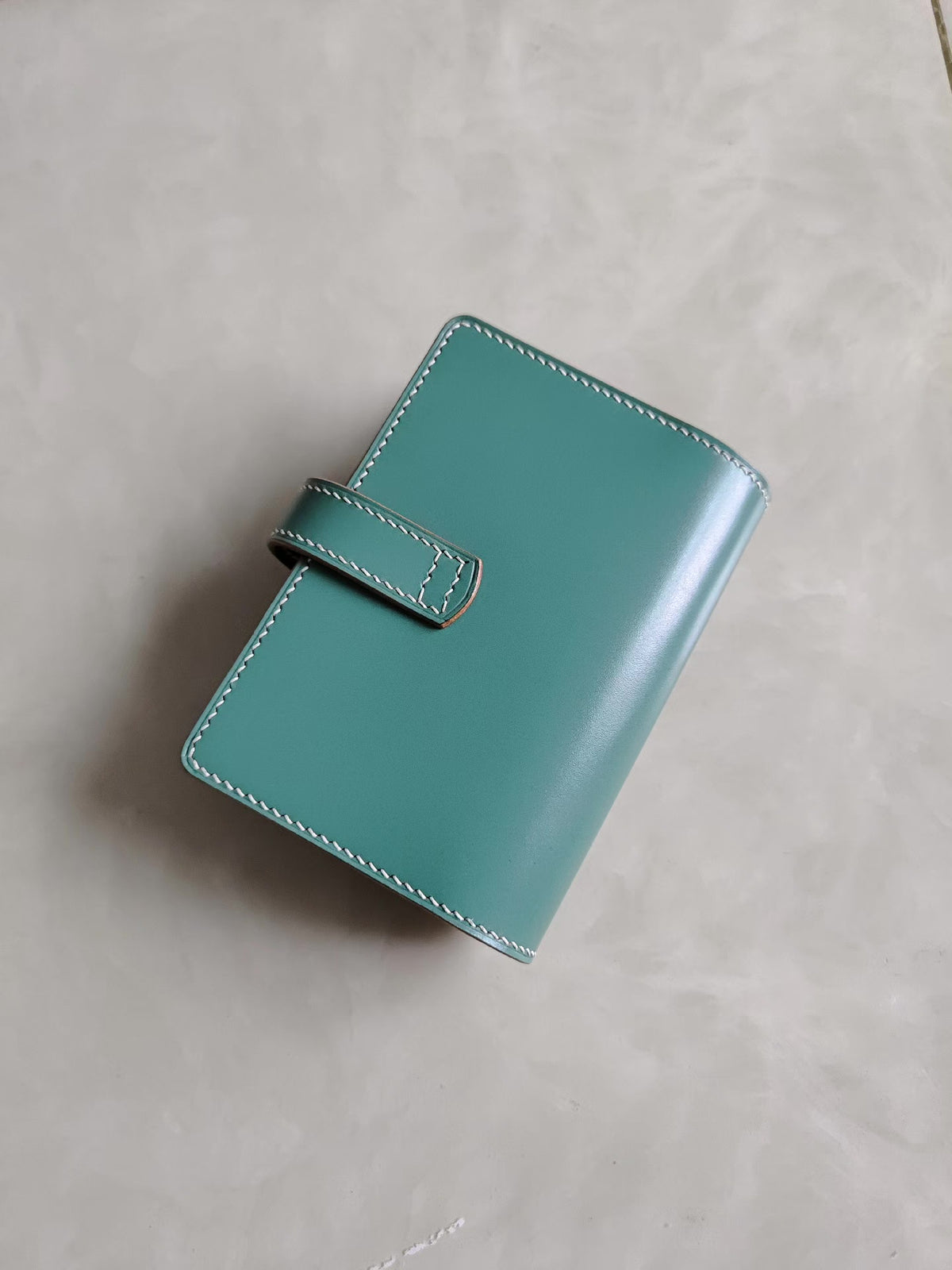 M5 A8 Leather Binder Jade Green