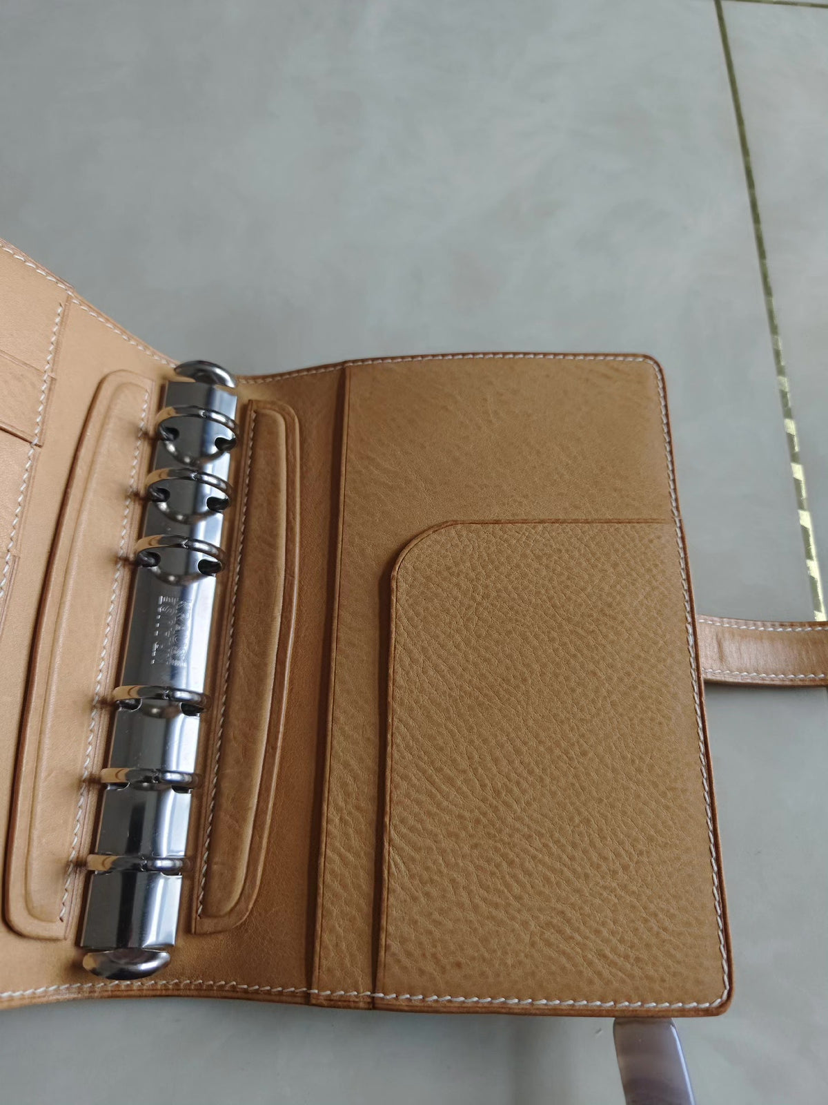 A6 Bridle Leather Loose Leaf Notebook Cover