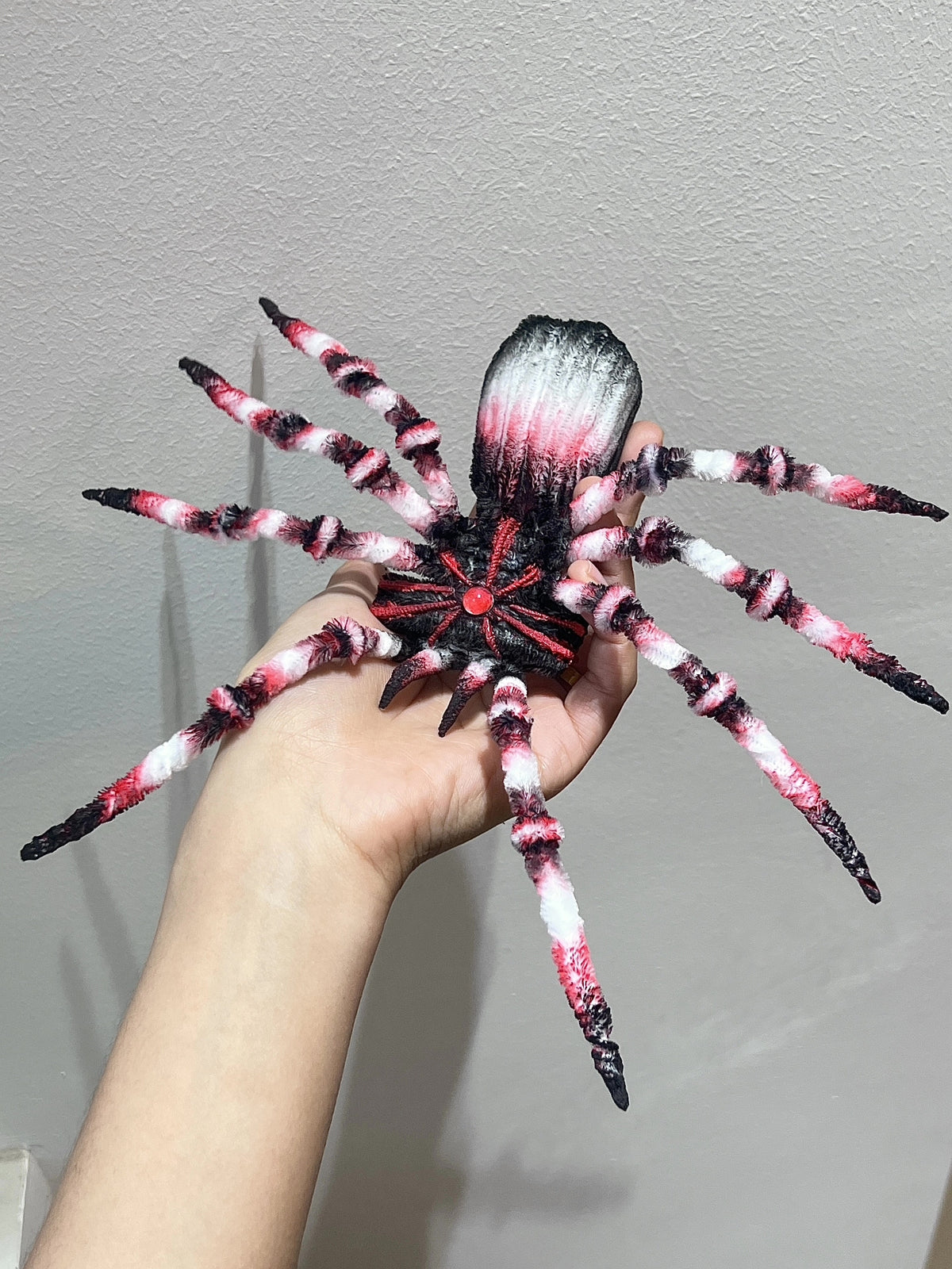 Chenille Spider Plush Dark Fantasy Doll