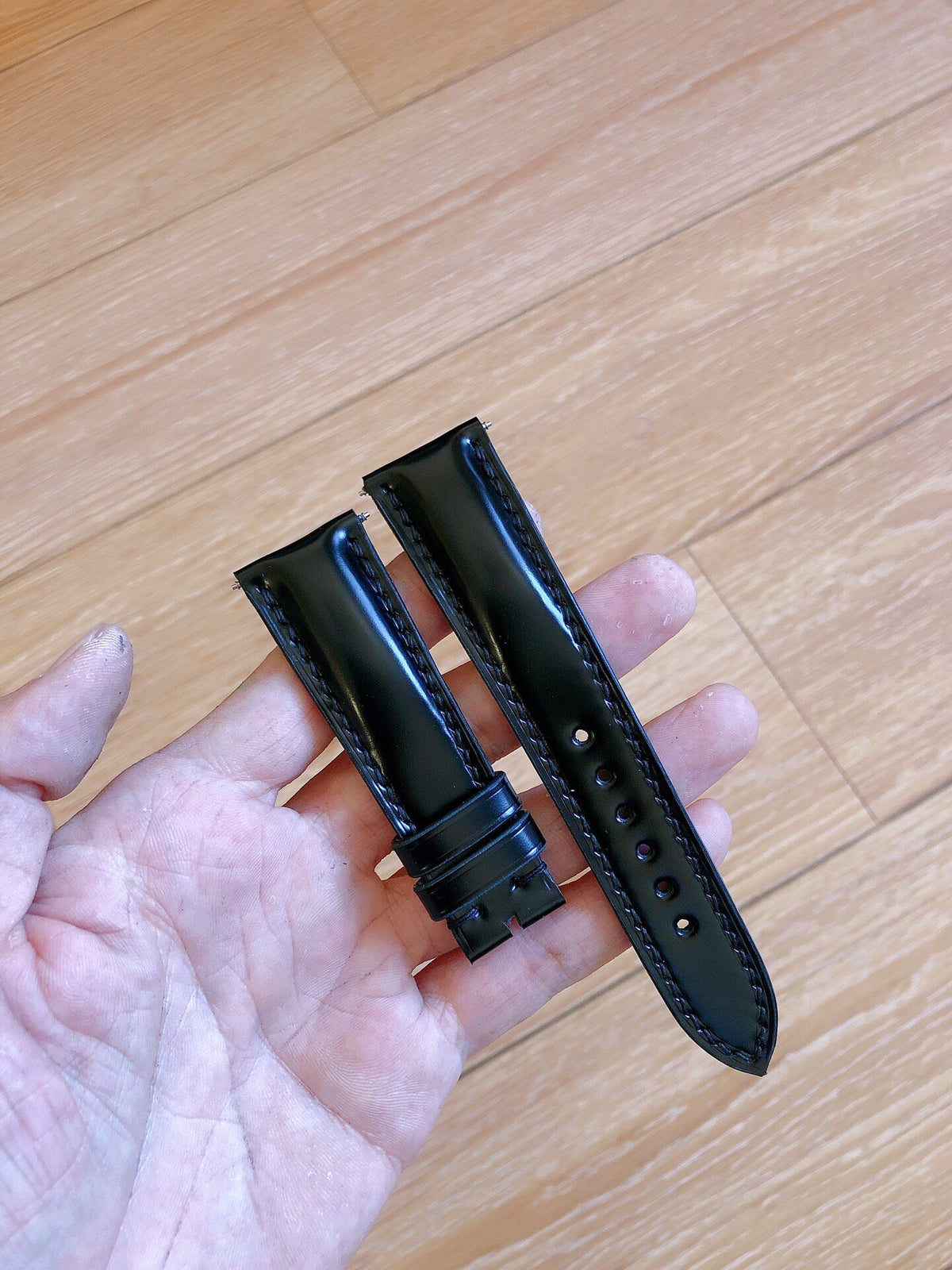 Handcrafted Japanese Horsehide Watch Strap