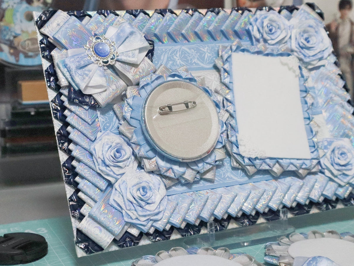 Blue Magnetic Detachable Ribbon Display Board