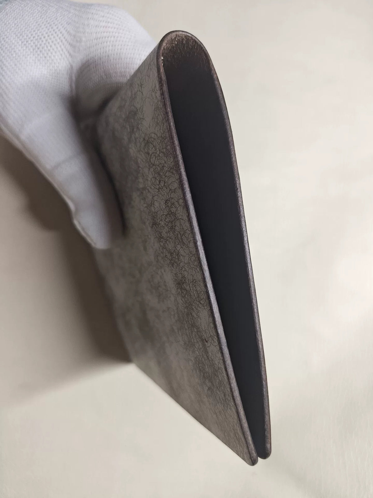 Couverture de semier M5 en cuir gris 13 anneaux