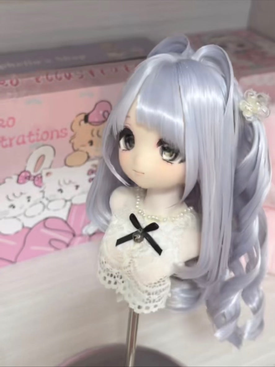 Doll Wig Twin Tails Pastel Pearl