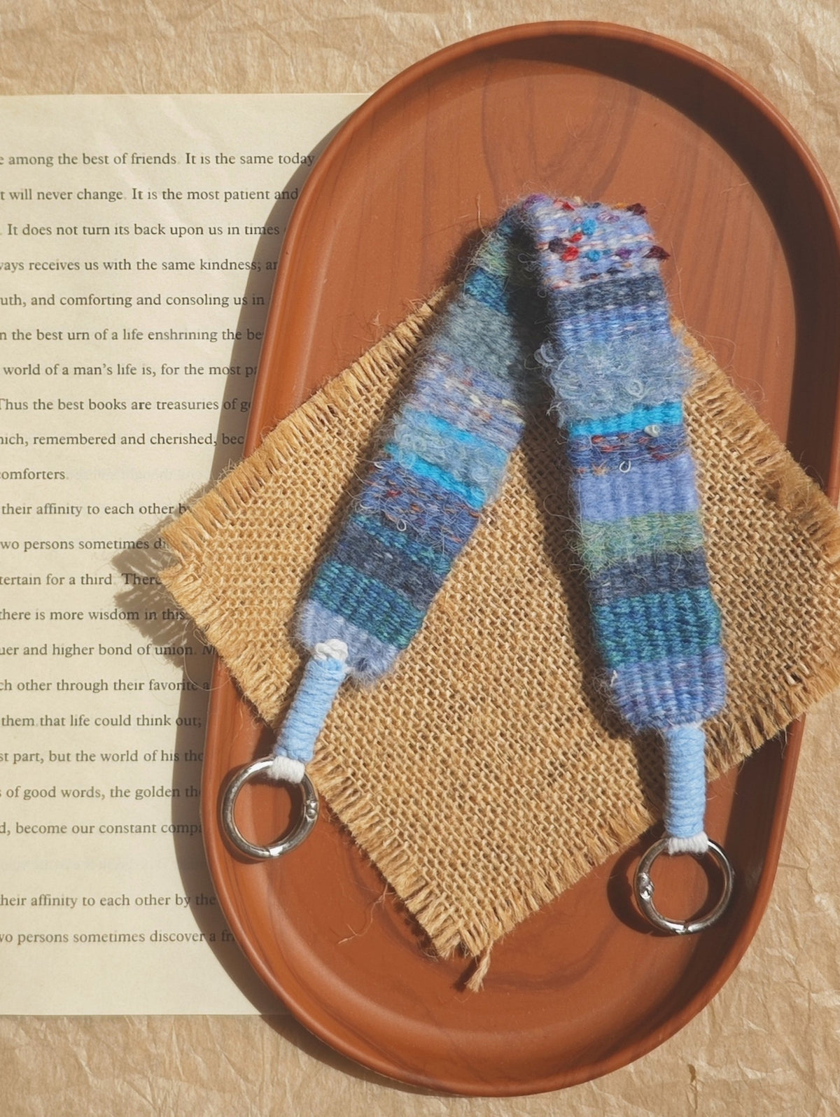 Handwoven Starry Night Wrist Strap