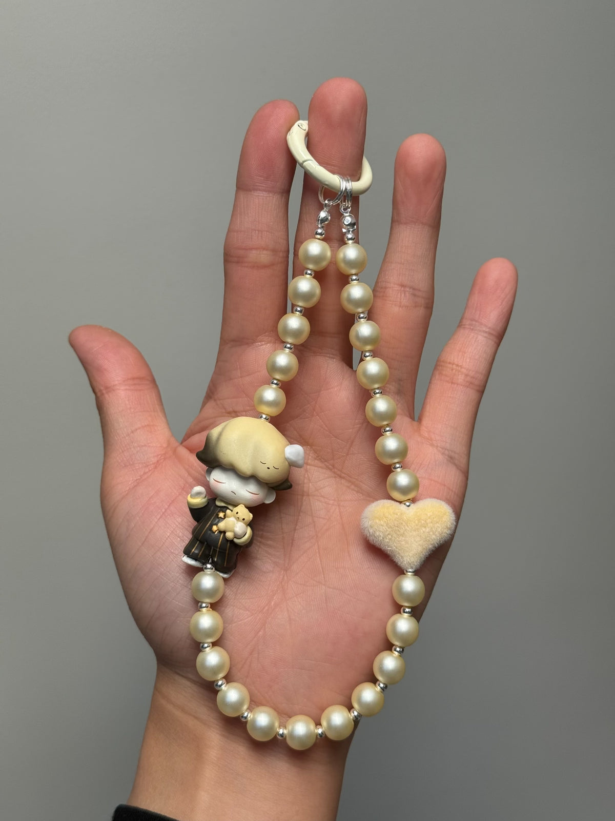 Dimoo Figure Beaded Phone Strap Keychain