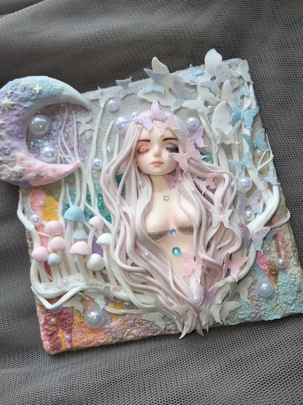 Clay Relief Fantasy Art Decoration