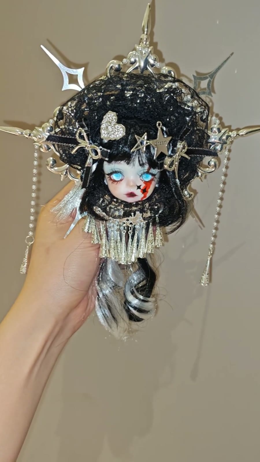 Dark Starry Night Gothic Lolita Doll Figure