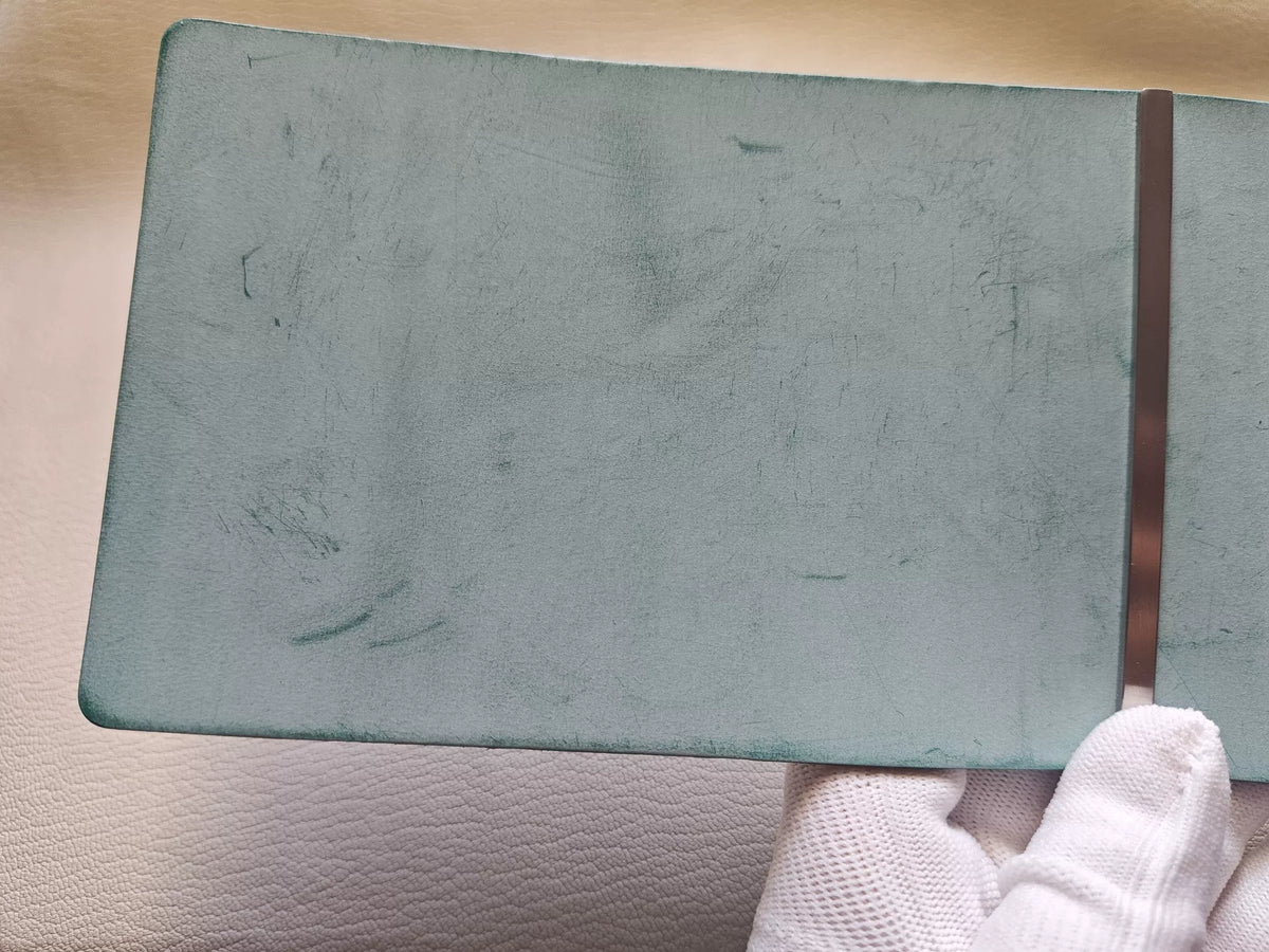 Green Leather A7 Loose Leaf Planner Cover
