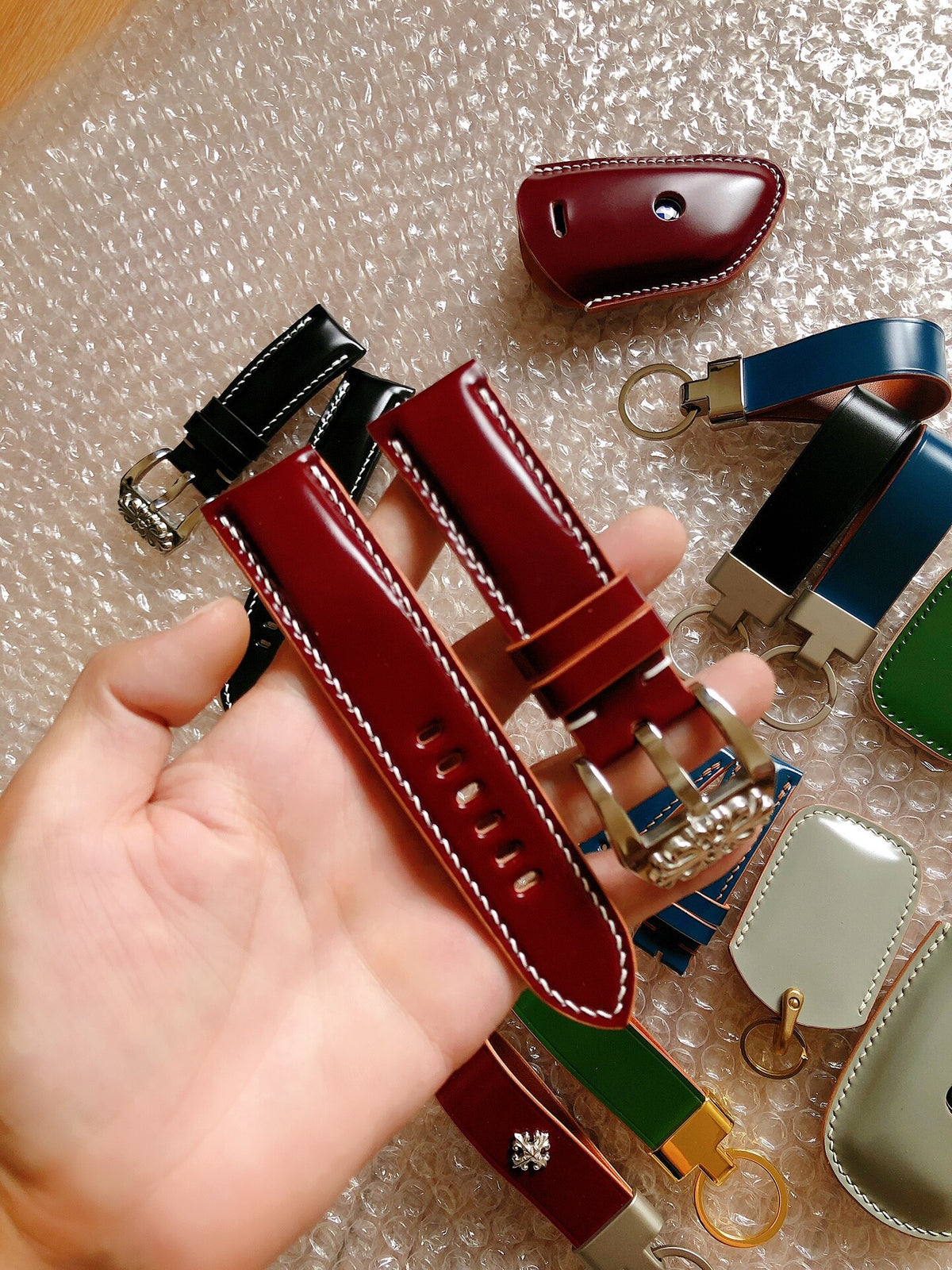 Japanese Shinki Shell Cordovan Panerai Watch Strap