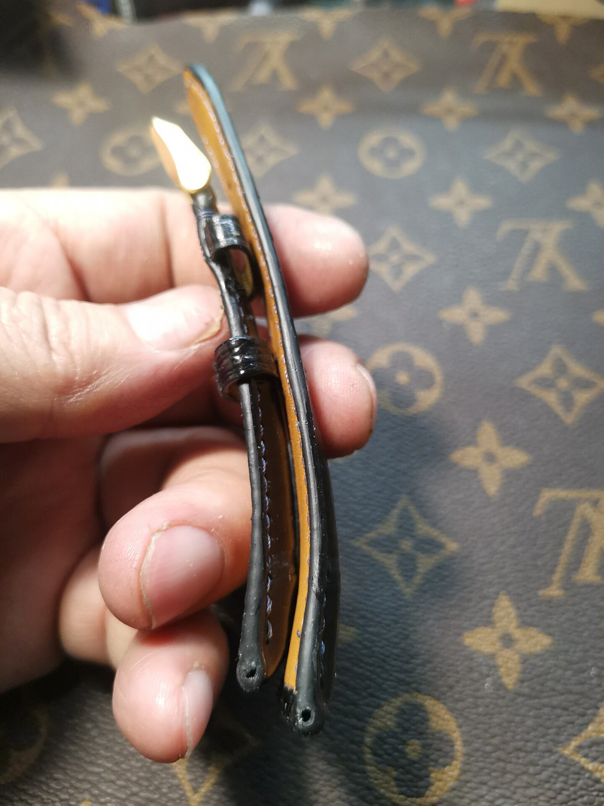Handcrafted Crocodile Leather Watch Strap