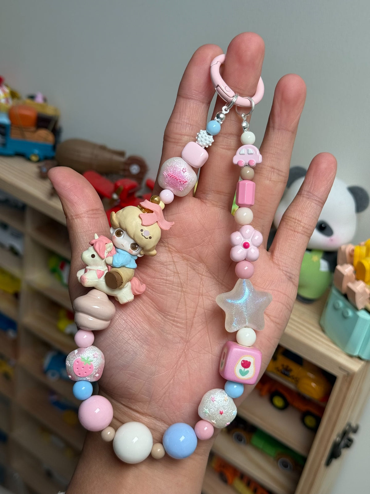 Dimoo Fifteen Anniversary Beaded Phone Strap