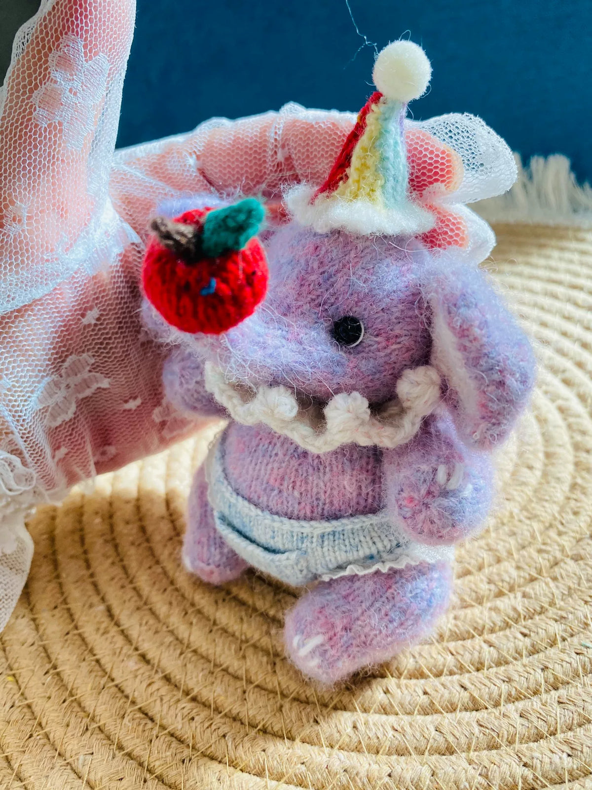 Bessita 小さなゾウのぬいぐるみ シルクアルパカヤーン