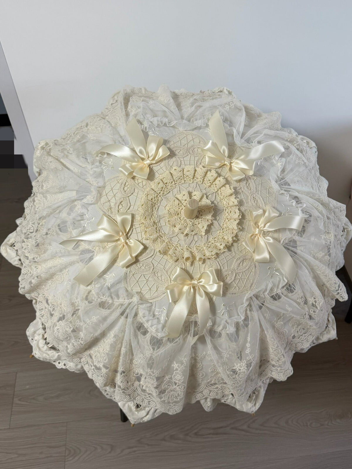 Handcrafted Cotton Lace Lolita Parasol