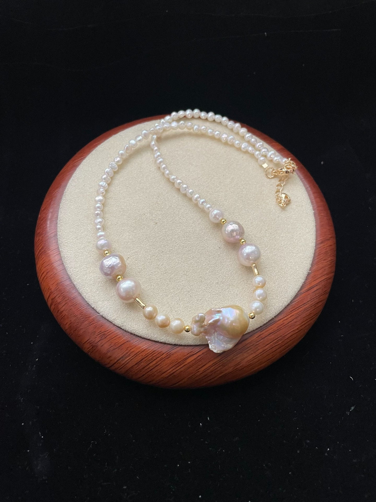 Natural Baroque Pearl Necklace