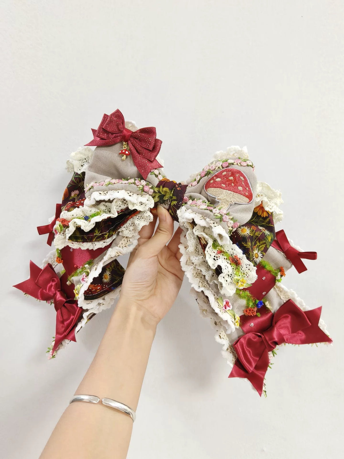 Handmade Mushroom Forest Lolita Headband