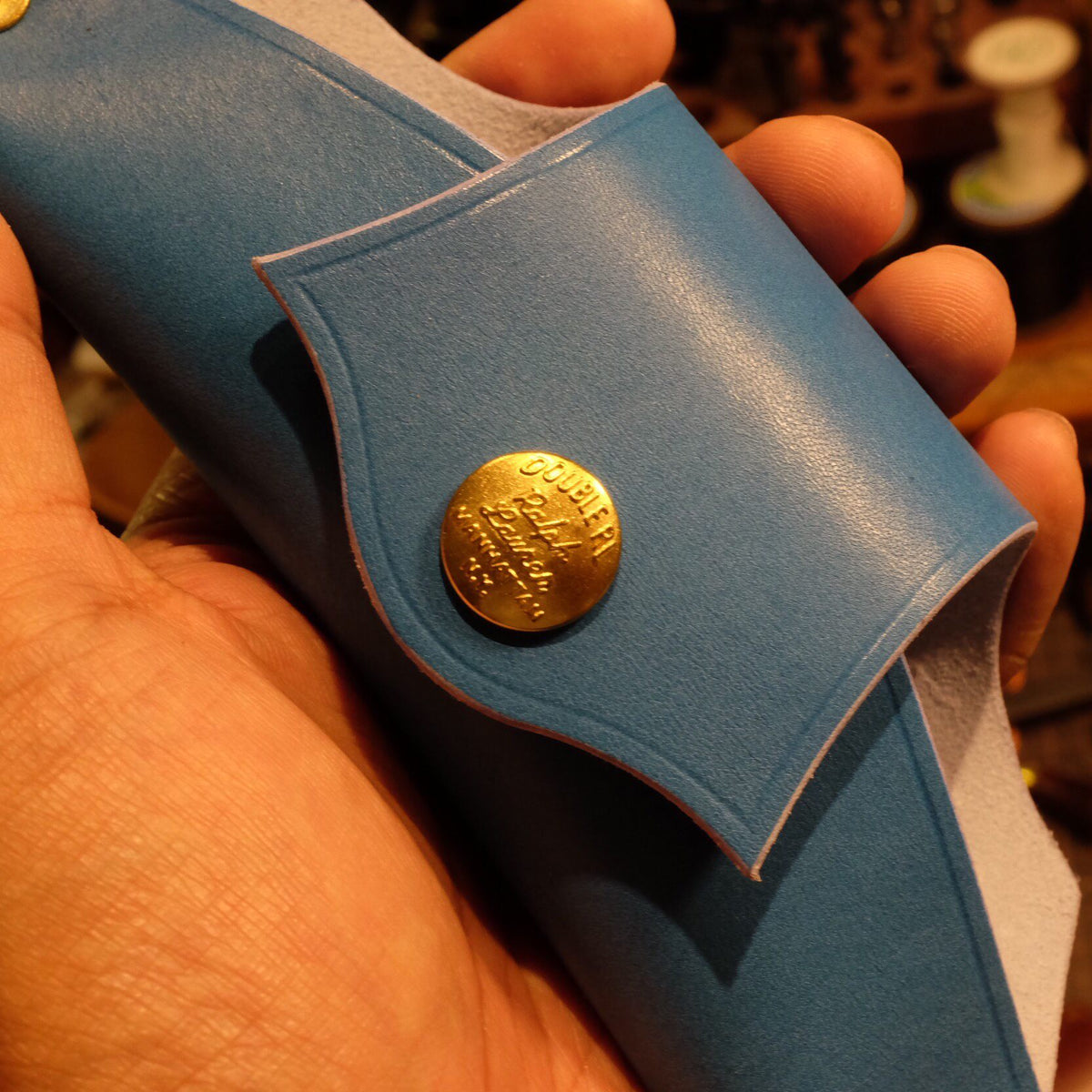 Leather Eyeglass Case with Paracord Lanyard