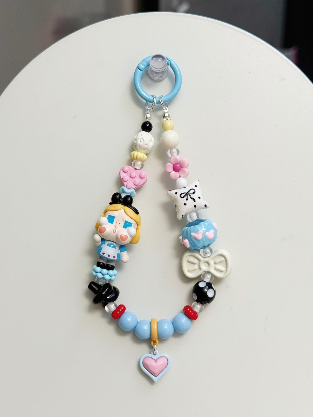 Crying Alice Beaded Phone Strap Charm