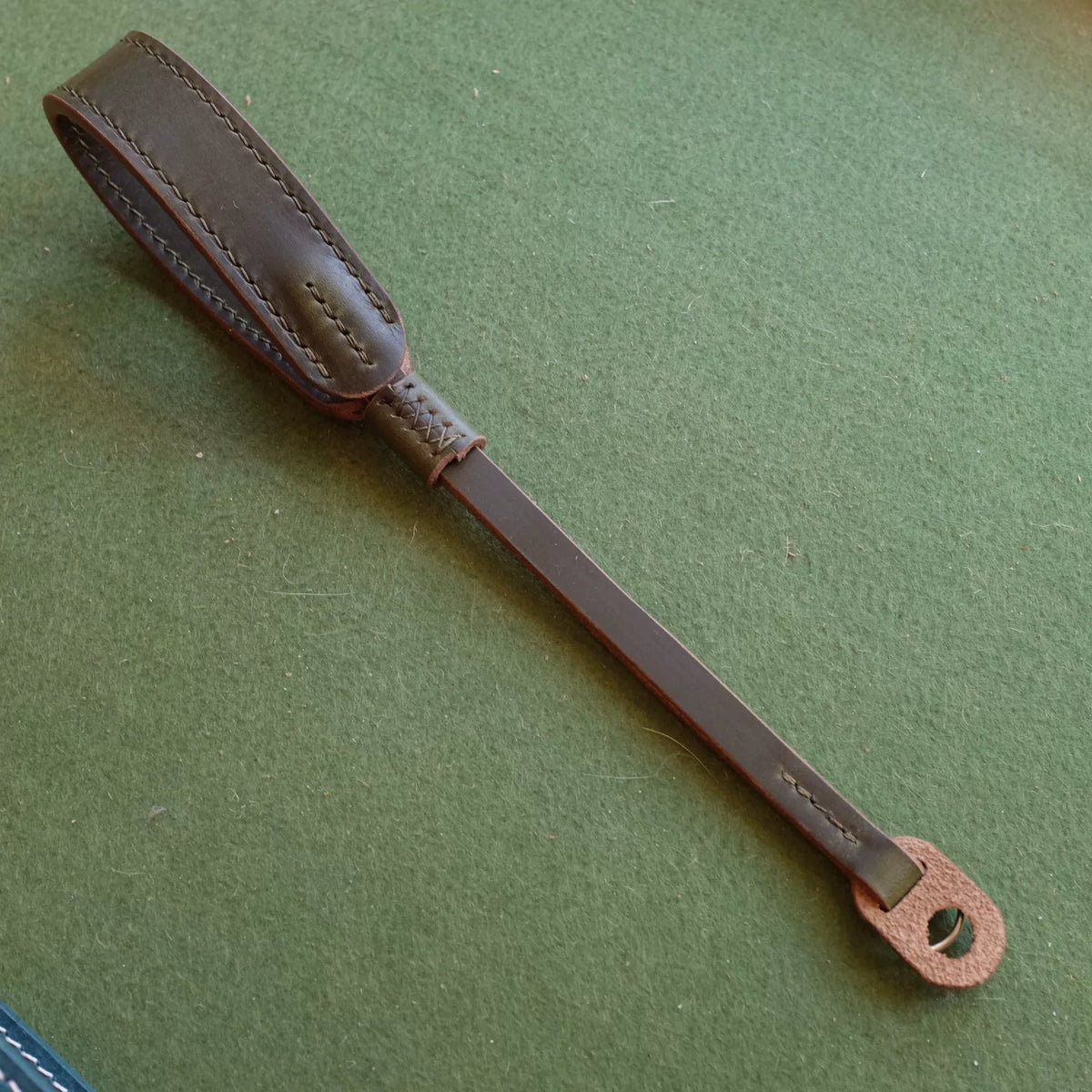 Horween Chromexcel Leather Wrist Strap with Copper Ring