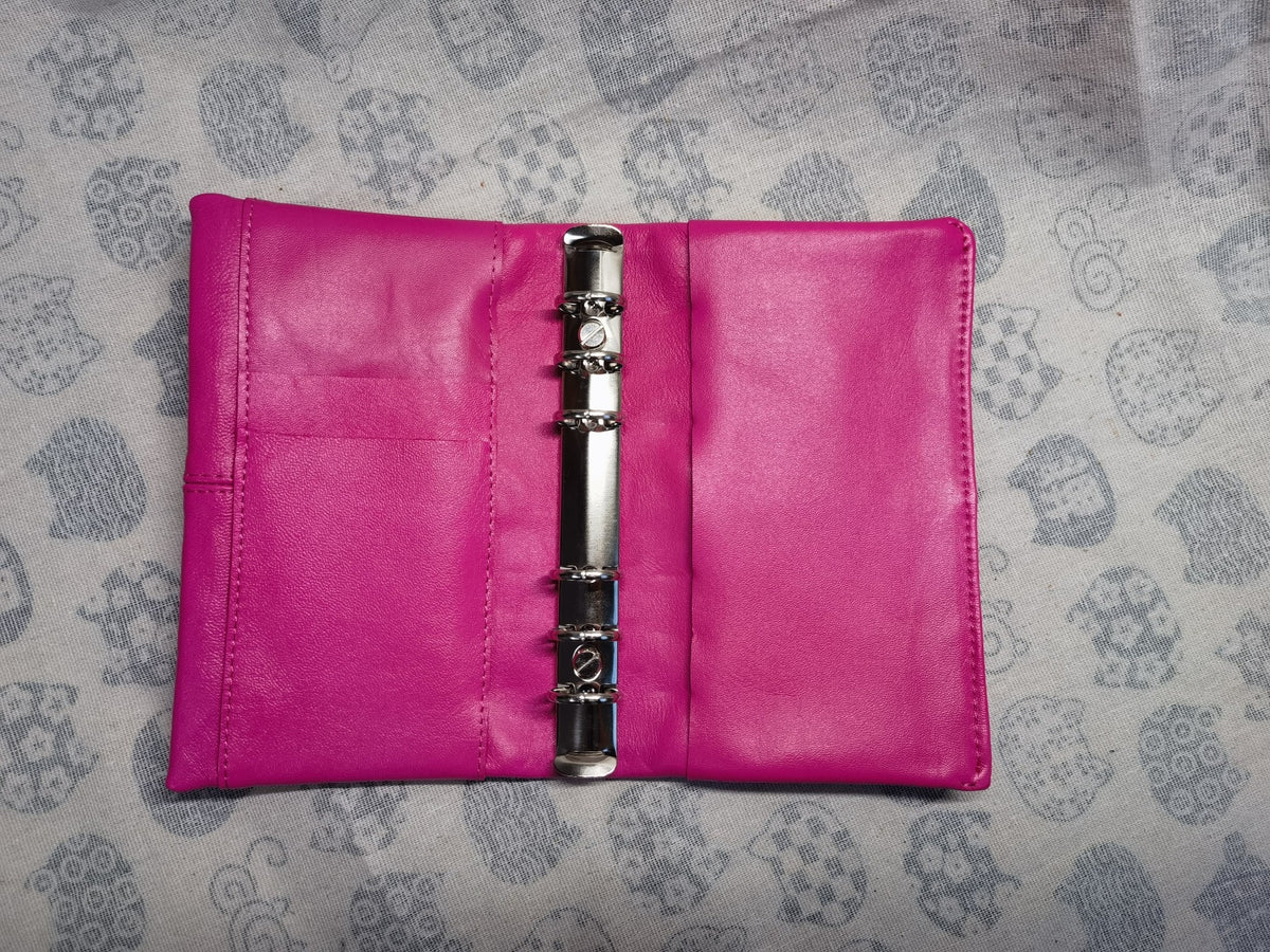 Rose Pink Sheepskin A6 Planner Cover