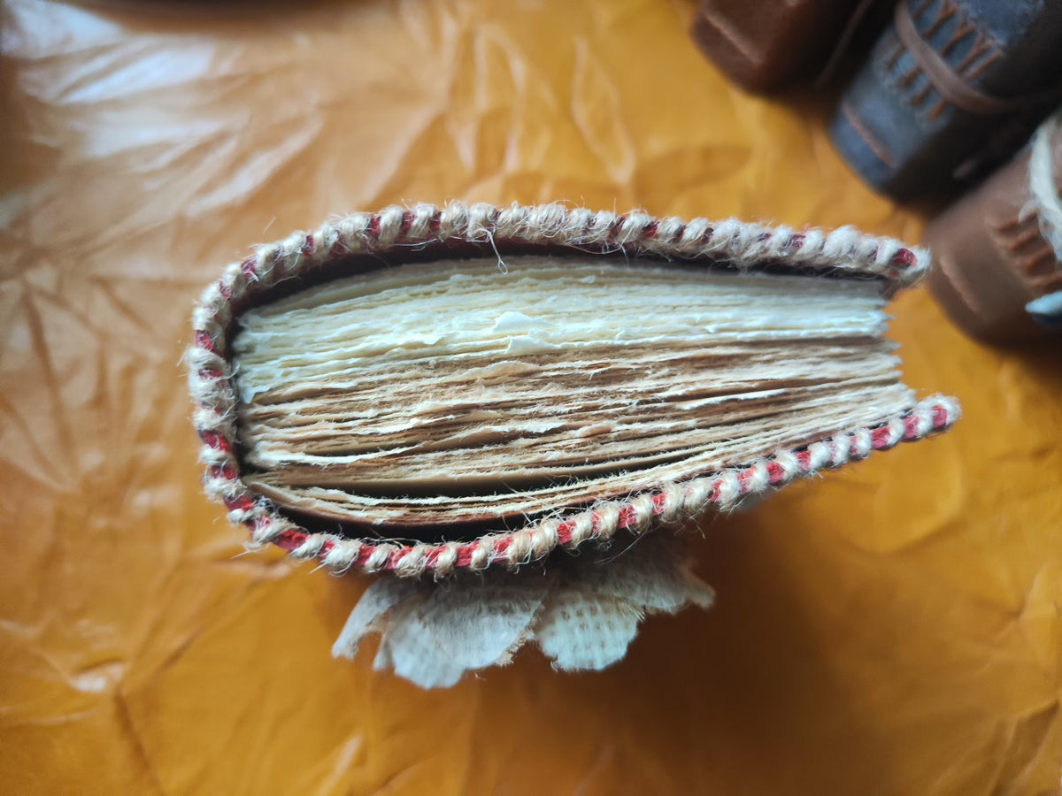 Handmade Leather Journal with Deckled Pages