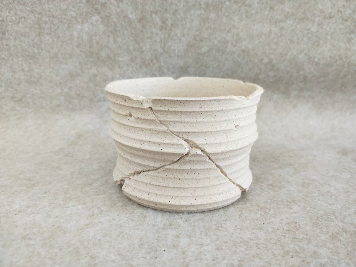 Small Handmade Ceramic Planter with Drainage Hole