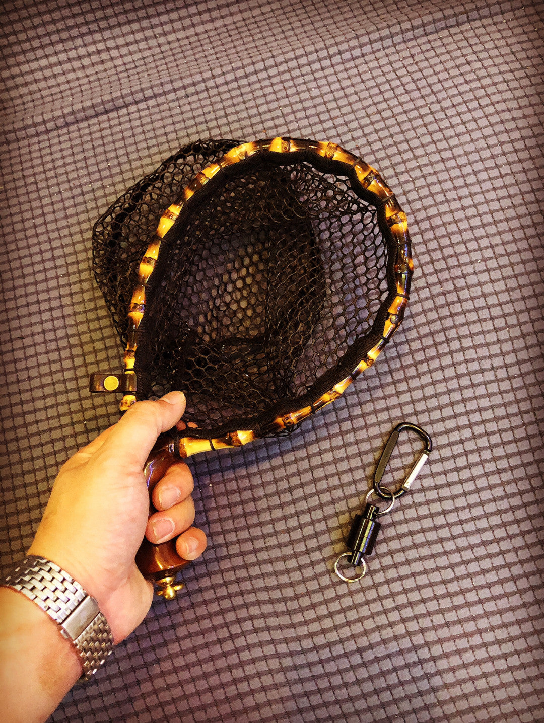 Compact Bamboo Stream Landing Net