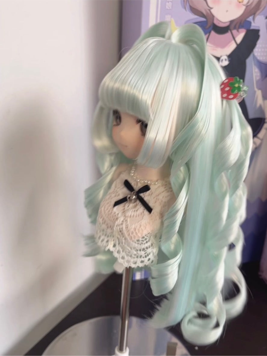 Mint Green Anime Doll Wig