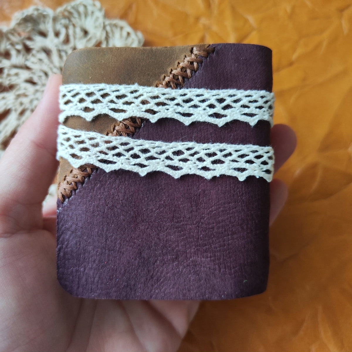 Handcrafted Leather Journal Two-Tone Cowhide