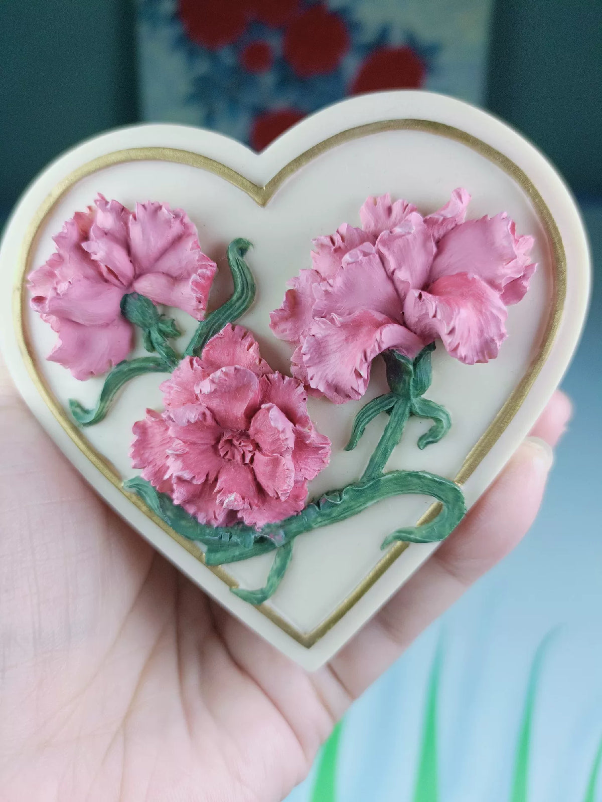 Heart Shaped Silicone Mold Keepsake Box