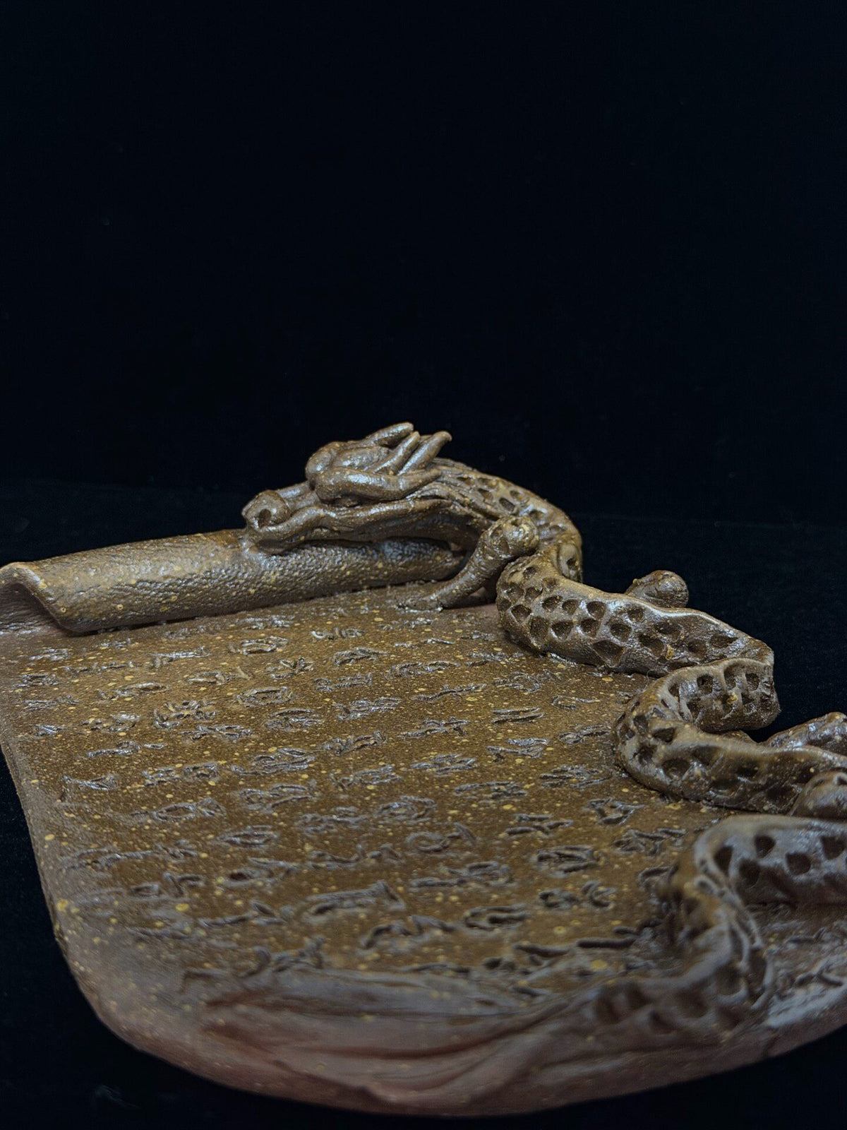 Wood-Fired Oracle Bone Dragon Tea Tray
