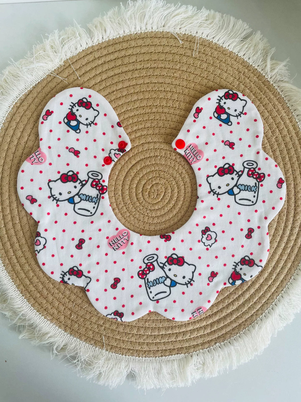 Hello Kitty Cotton Gauze Baby Drool Bib