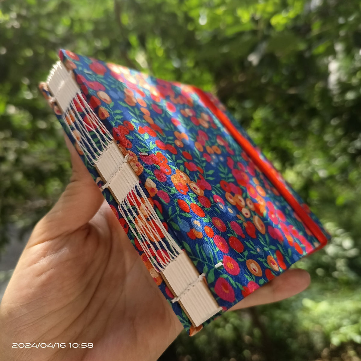 Handcrafted Watercolor Sketchbook Liberty Cotton Cover