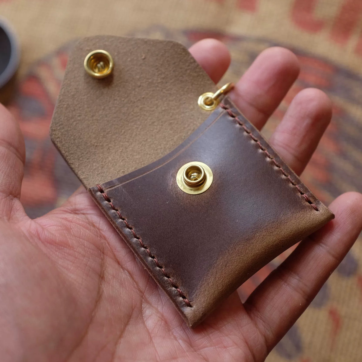 Horween Leather Coin Purse Card Wallet