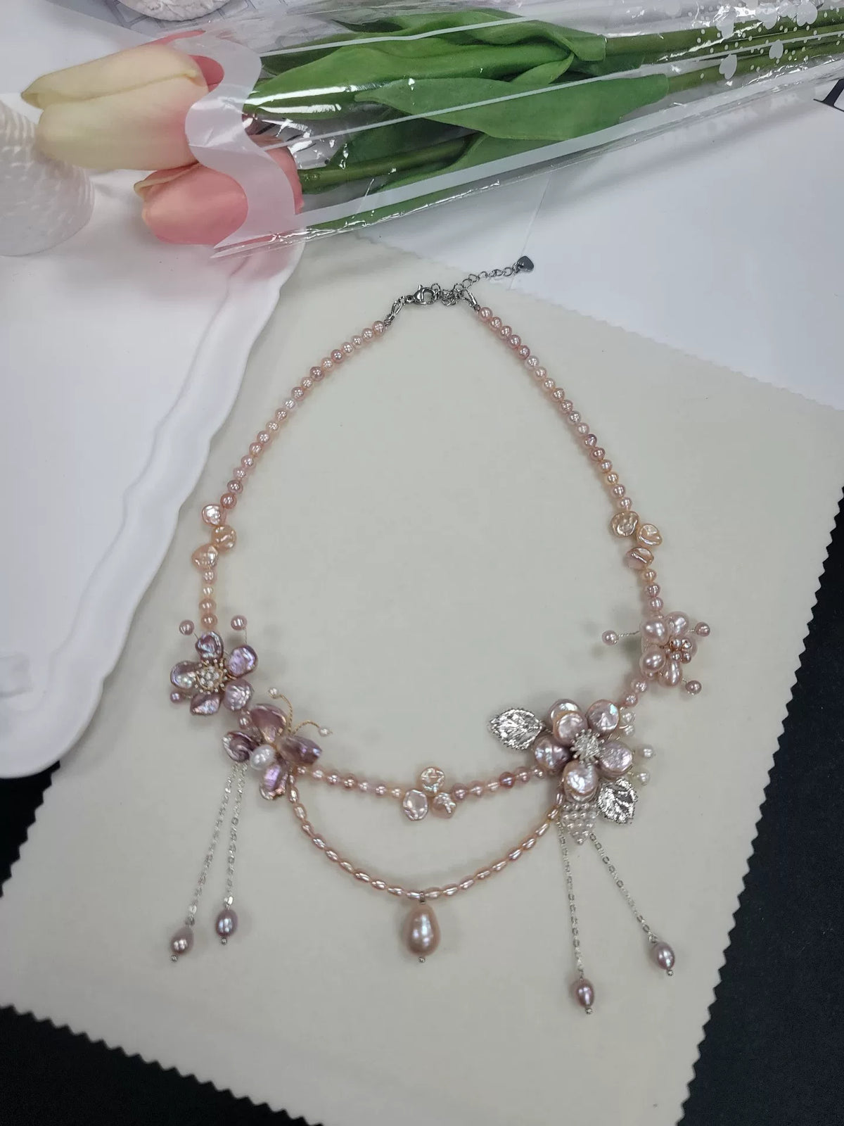 Pink Freshwater Pearl Necklace