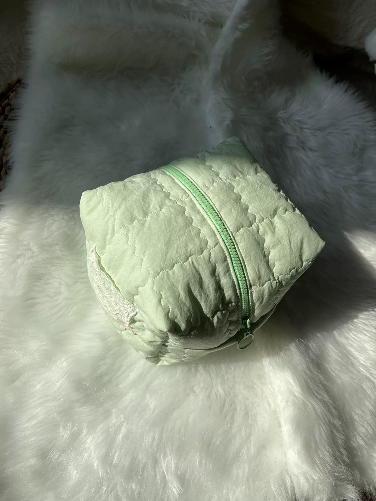 Soft Quilted Camera Pouch For Instant Camera