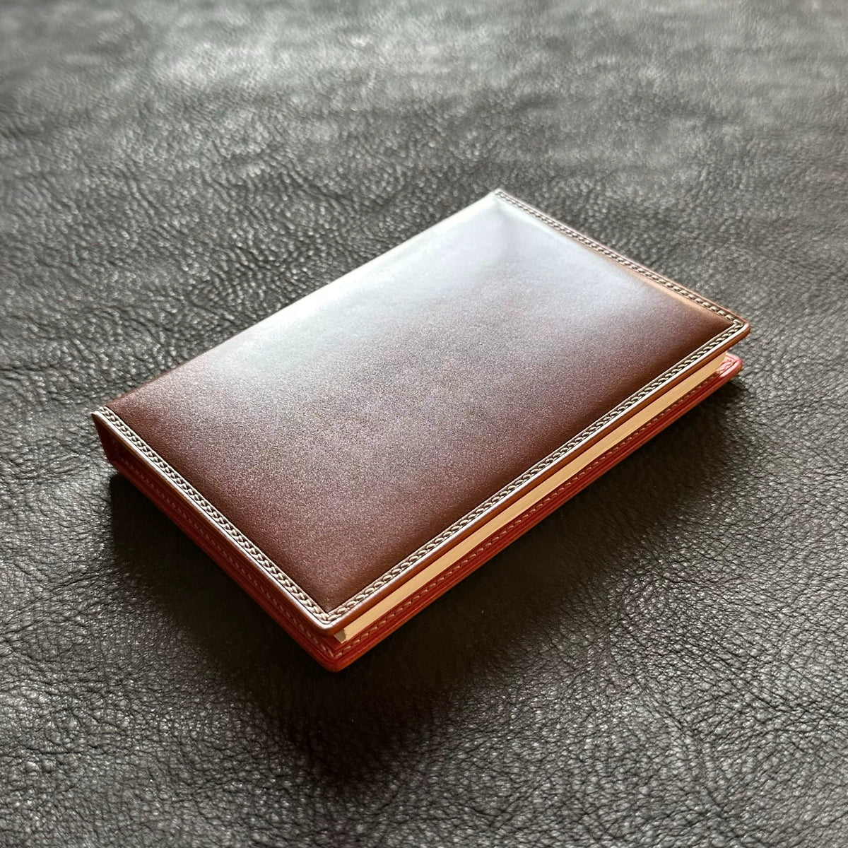 A7 Cordovan Leather Six Ring Binder