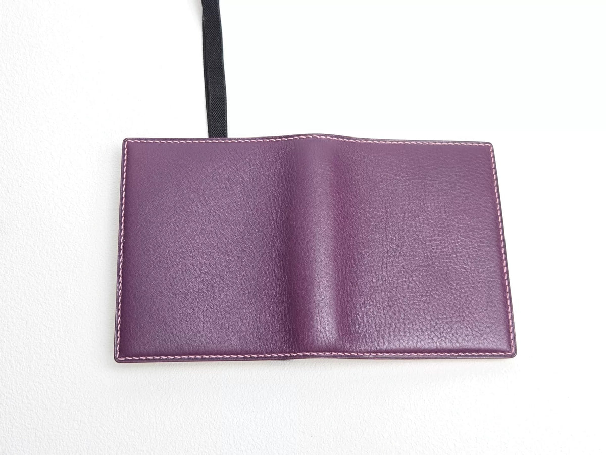 Copertina per Planner M5 Due Ante in Pelle Granata Viola