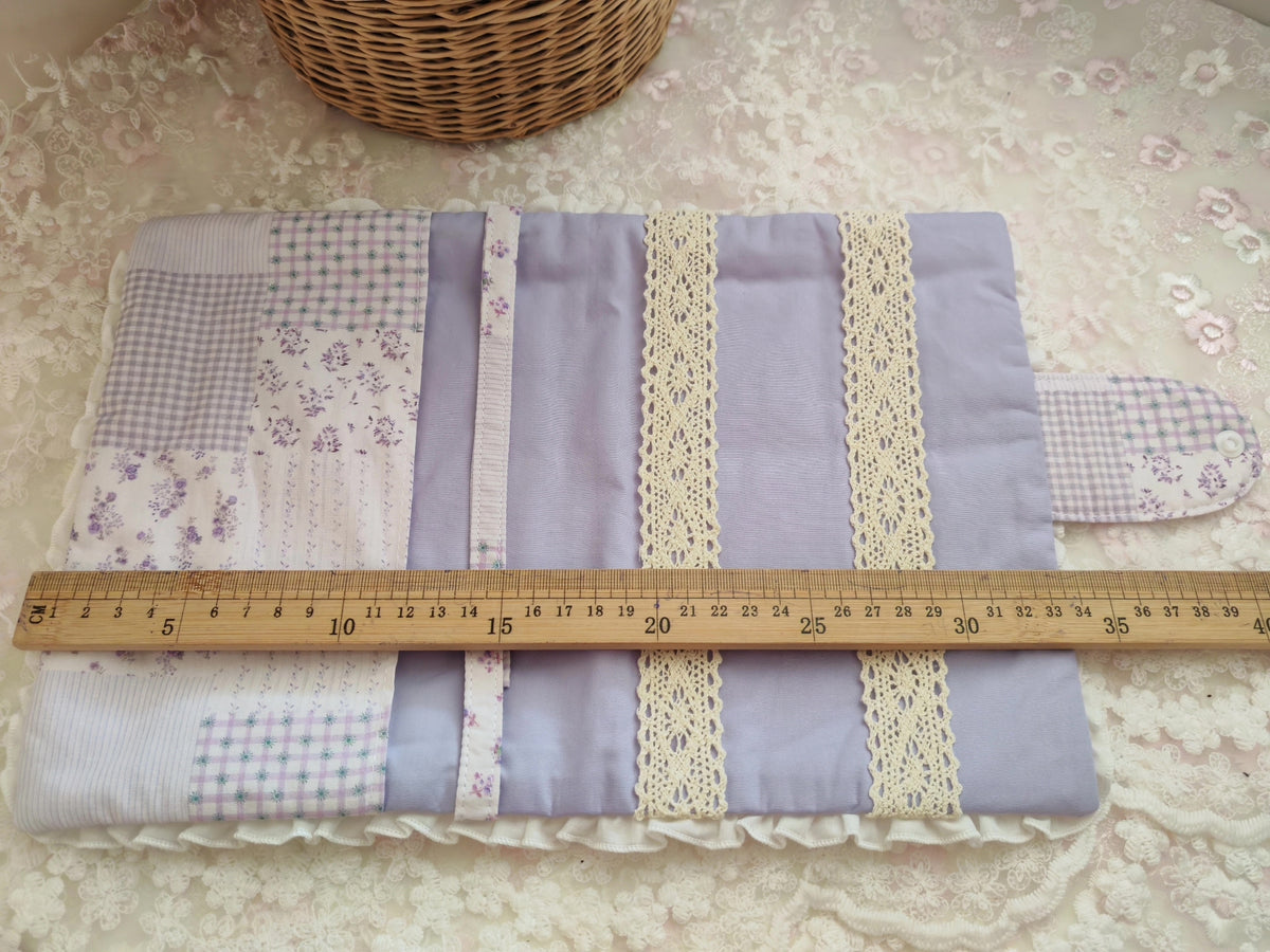 Handmade Cotton Hair Clip and Tie Pouch