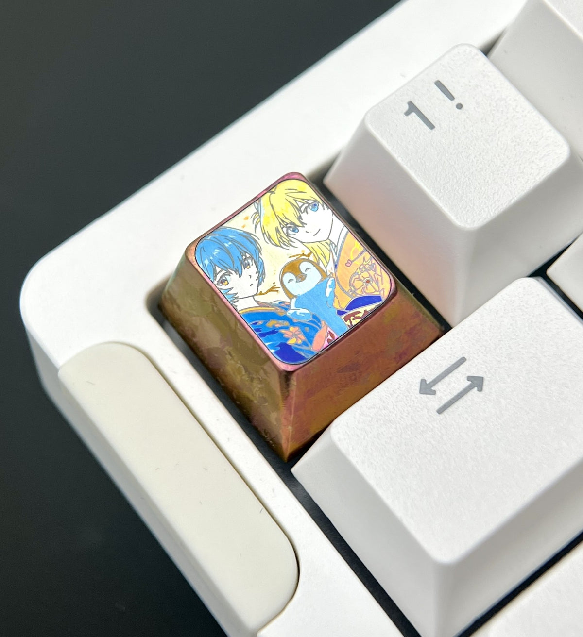Evangelion Color Titanium Alloy 1u Artisan Keycap