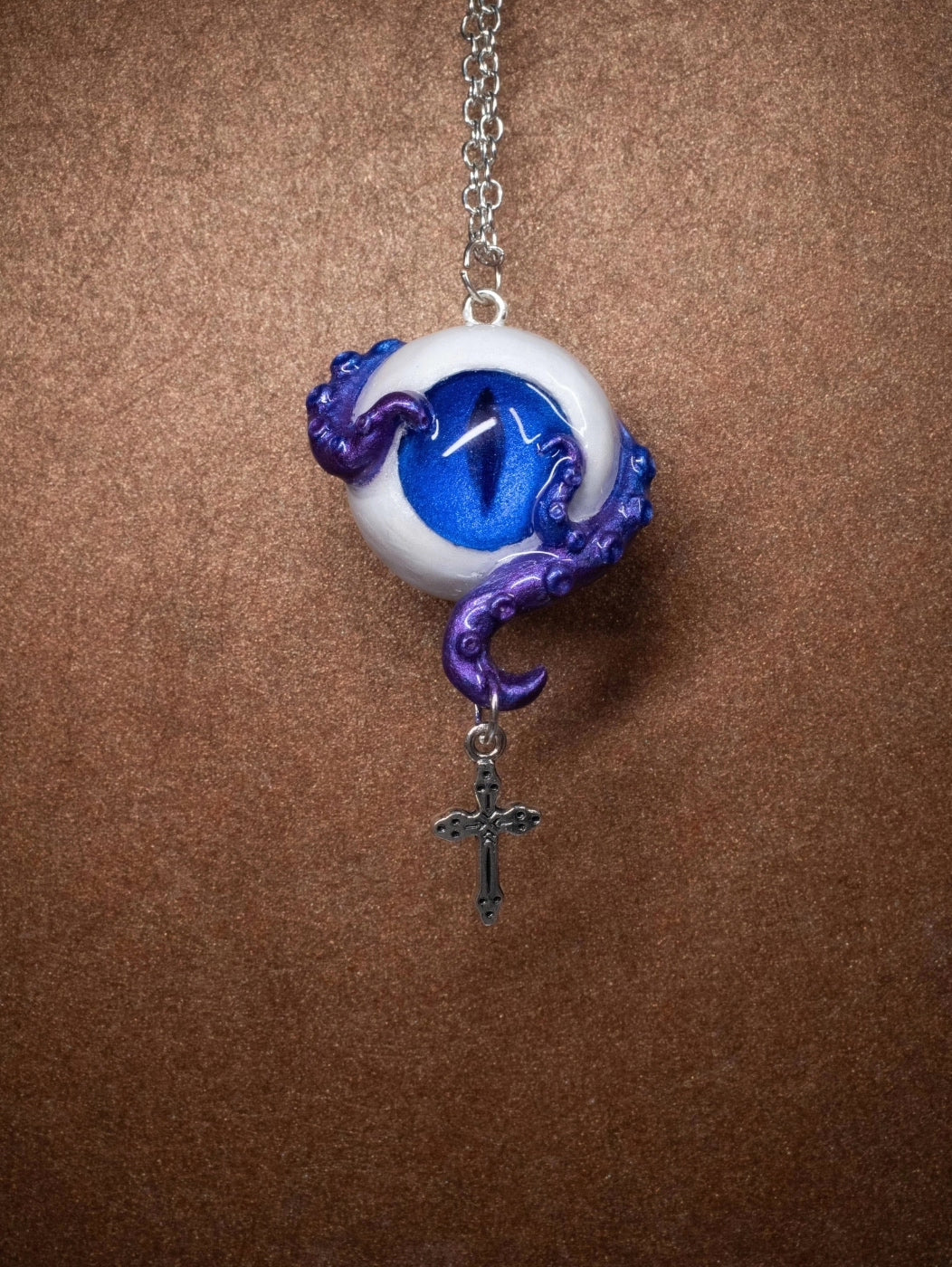 Cthulhu Eye Tentacle Pendant Necklace