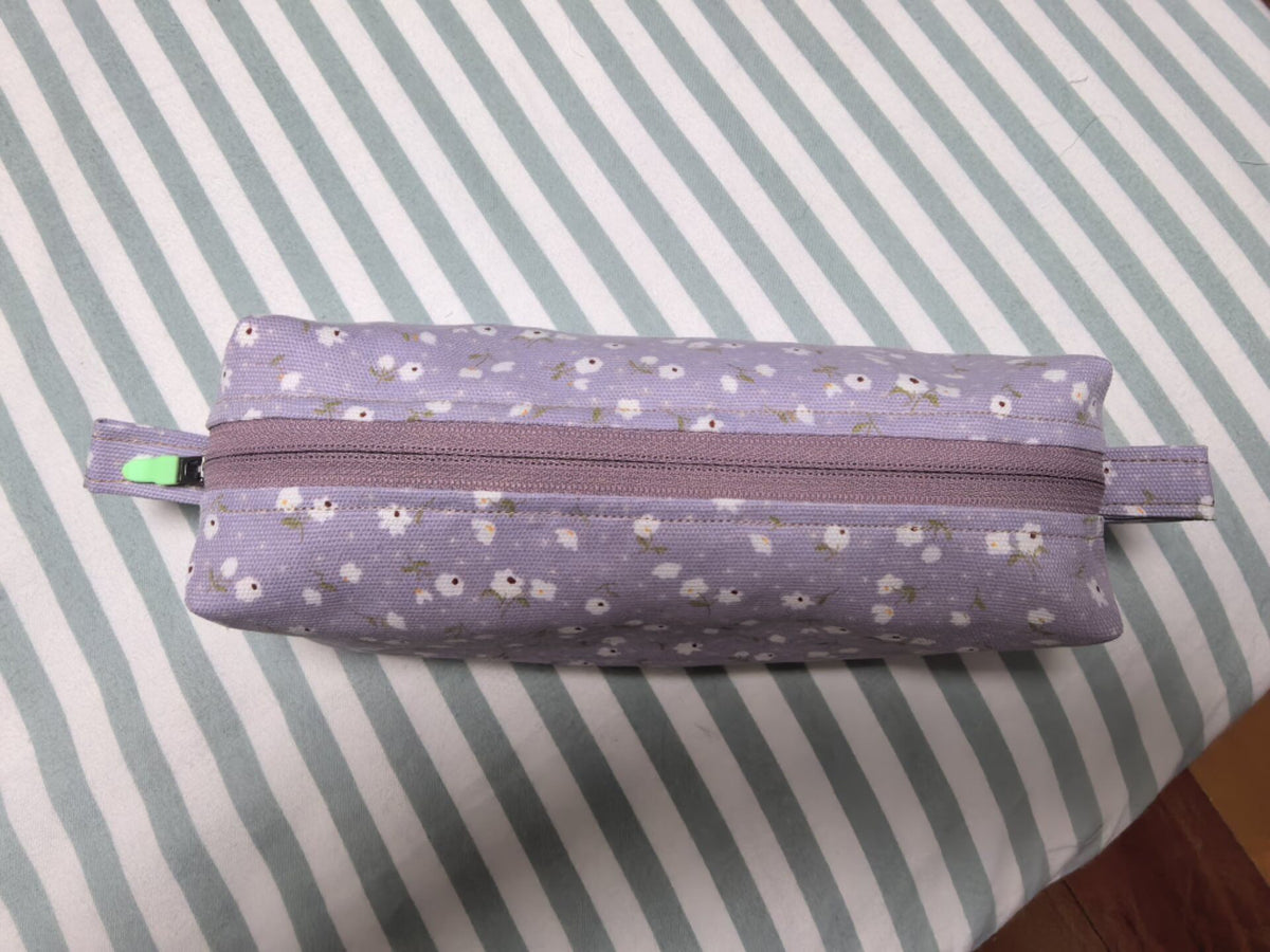 Handmade Floral Pencil Case Makeup Bag