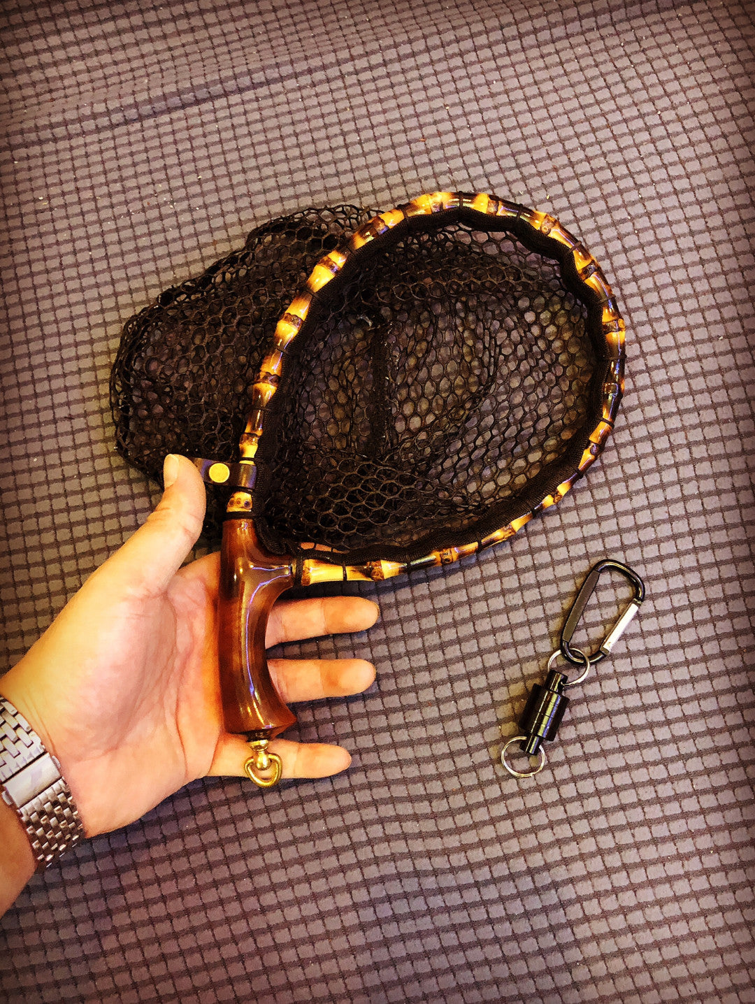 Compact Bamboo Stream Landing Net