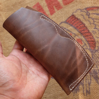 Horween CXL Tea-Core Leather Eyewear Case