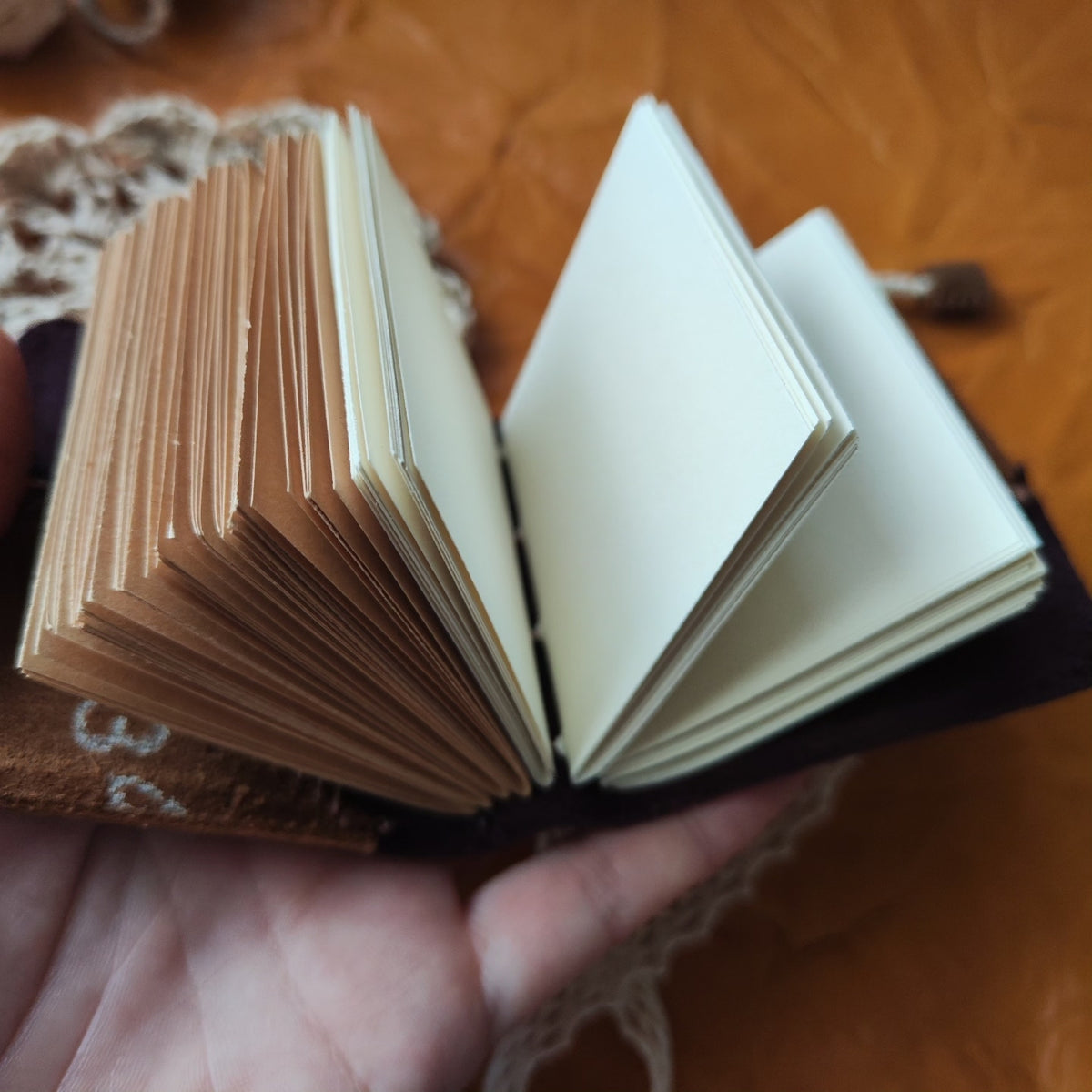 Handcrafted Leather Journal Two-Tone Cowhide