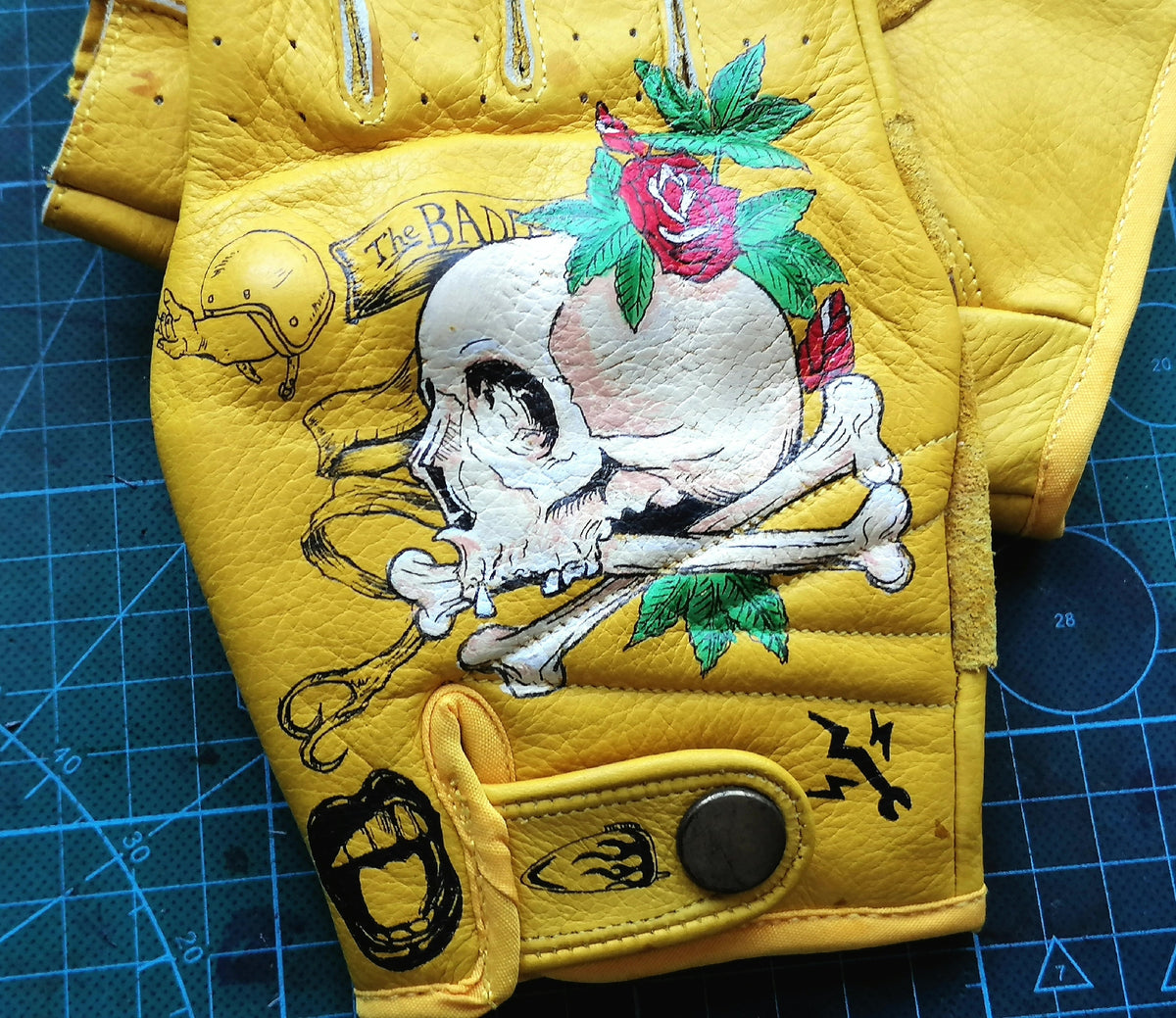 American Style Half Finger Leather Gloves