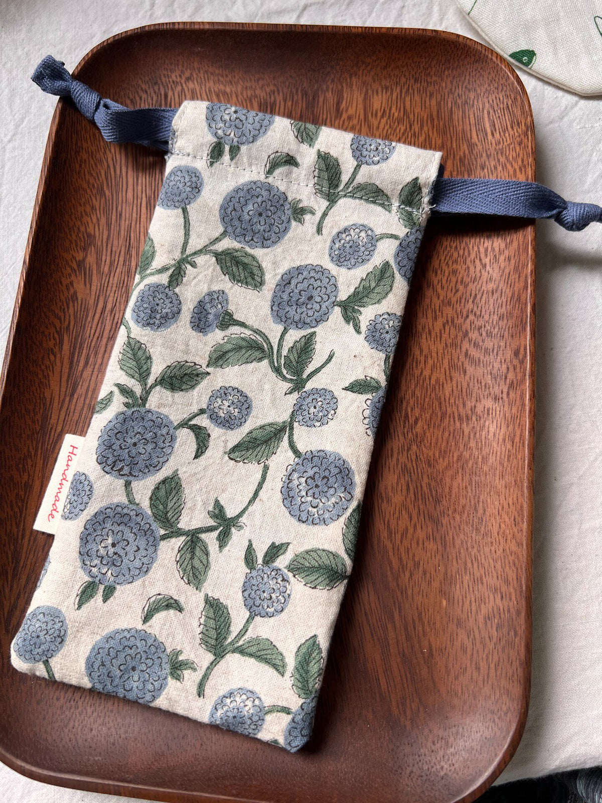 Handmade Fabric Eyeglass Case Pencil Pouch