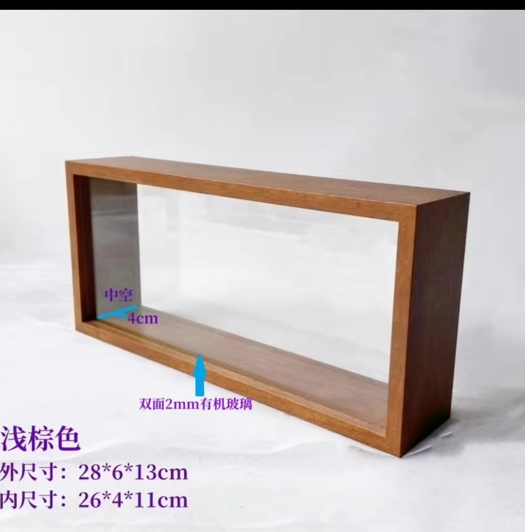 Hua Shan Paper Sculpture Sword Display with Ice Blue Light